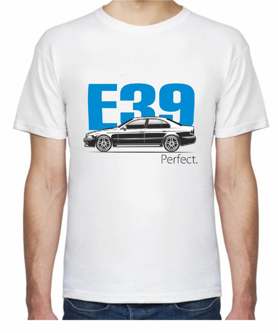 Футболка чоловіча Avtolife BMW E39 Perfect F 205239 M Синій/Білий (2494943808)
