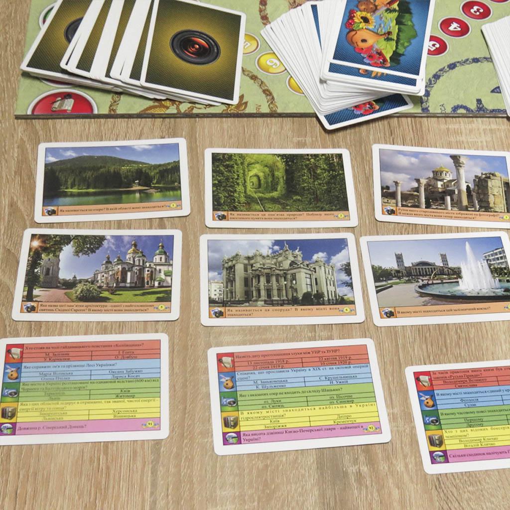 Настольная игра ARTOS GAMES Викторина Украина Разноцветный (SR-113-N-594) - фото 6
