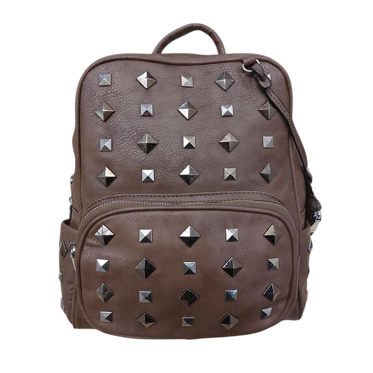 Городской рюкзак женский BR52A из эко-кожи - фото 1 Городской рюкзак женский BR52A из эко-кожи - фото 1