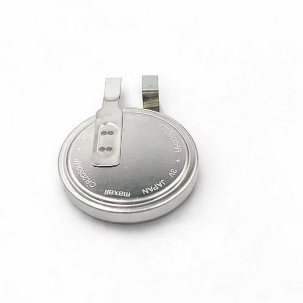 Батарейка литиевая Maxell CR2050HR Lithium 3V с контактами для датчика давления в шинах