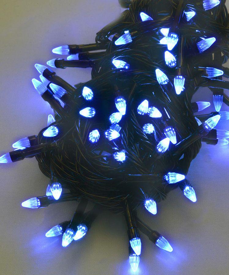 Гирлянда светодиодная Конус 1230-02 LED 300 19,5 м Синий (13216589)