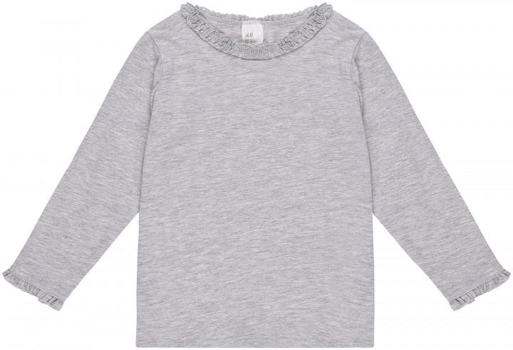 Лонгслив H&M 74 см Серый (6980139)