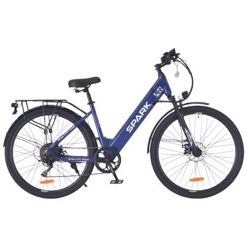 Велосипед с электромотором Spark E-CITY EASY WAY 18" 48V 500W 12,5 Ah Синий (000239960)