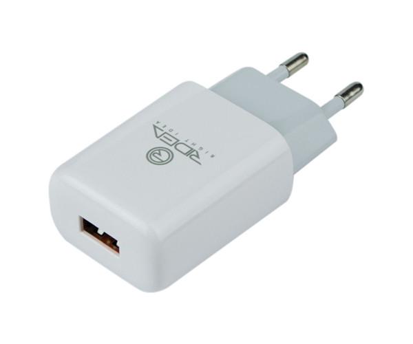 Устройство зарядное сетевое Ridea RW-11211 Element USB 2,1 A cable USB-Type-C White - фото 4 Устройство зарядное сетевое Ridea RW-11211 Element USB 2,1 A cable USB-Type-C White - фото 4