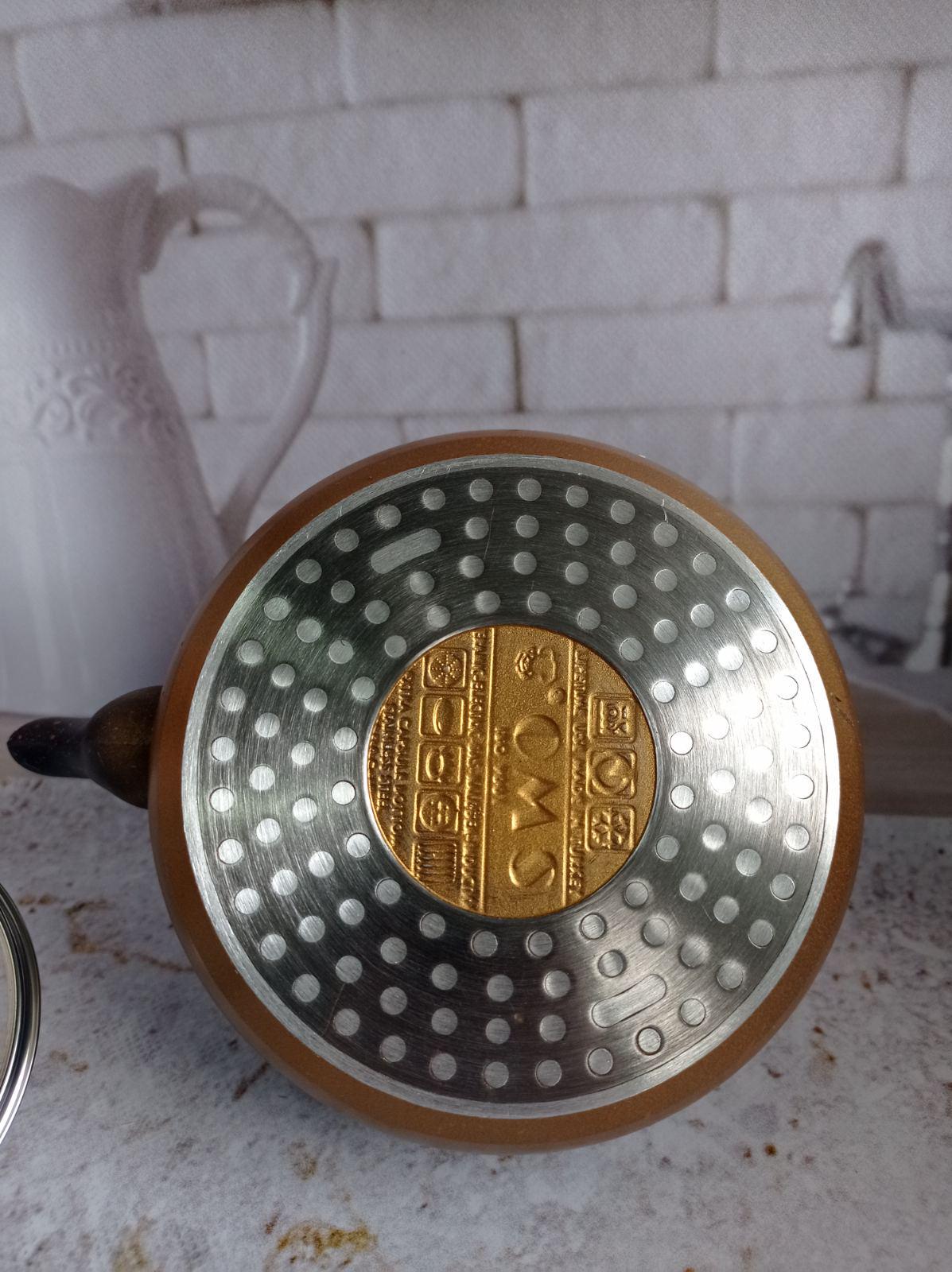 Чайник OMS Collection 8211-XL 3 л Gold (89682) - фото 4 Чайник OMS Collection 8211-XL 3 л Gold (89682) - фото 4