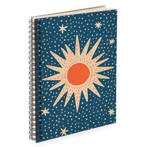 Скетчбук для ескізів та замальовок Зірки на синьому фоні 14,7х21 см 45 аркушів (BDP_26NY001)