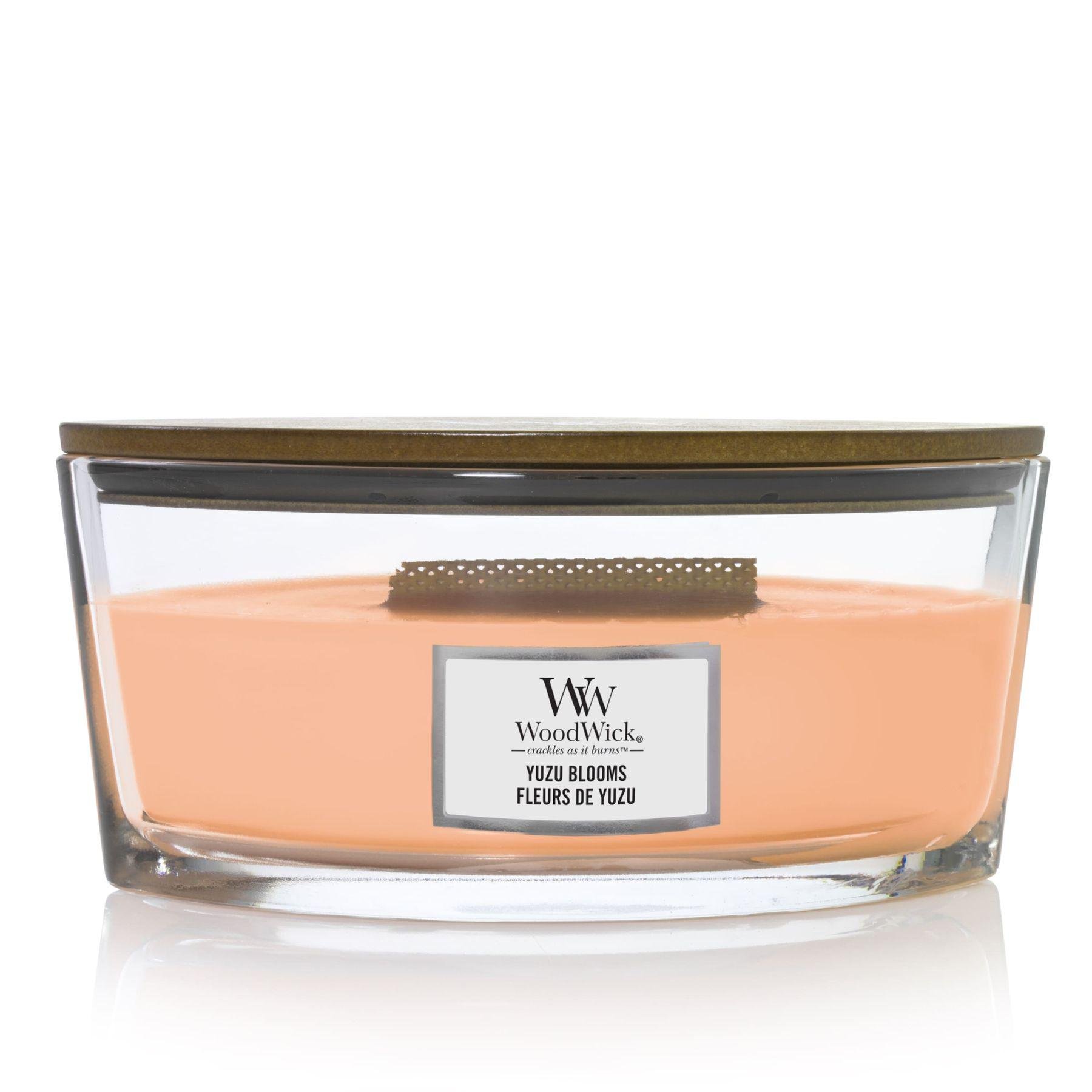 Свічка ароматична Woodwick Ellipse Yuzu Blooms з ніжними квітковими нотами 453 г (1790839316)