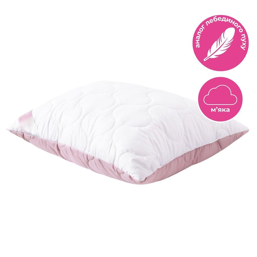 Подушка для сна IDEIA Soft двухсторонняя 50х70 см Пудровый (26102) - фото 11