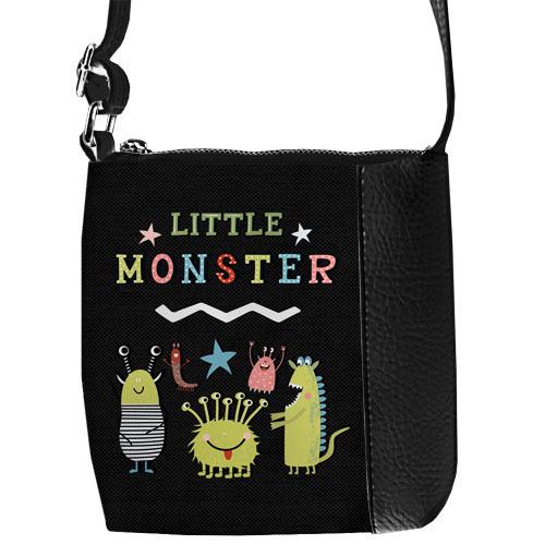 Сумка детская Presentville Little prince/princess "Little monster" (PSM_20M002_BL)