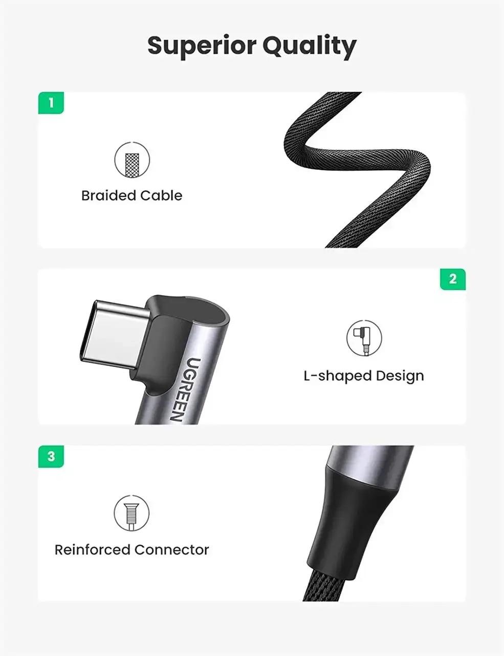 Переходник UGREEN AV167 AUX Type-C to 3,5 мм 10 см Grey (80723) - фото 8 Переходник UGREEN AV167 AUX Type-C to 3,5 мм 10 см Grey (80723) - фото 8