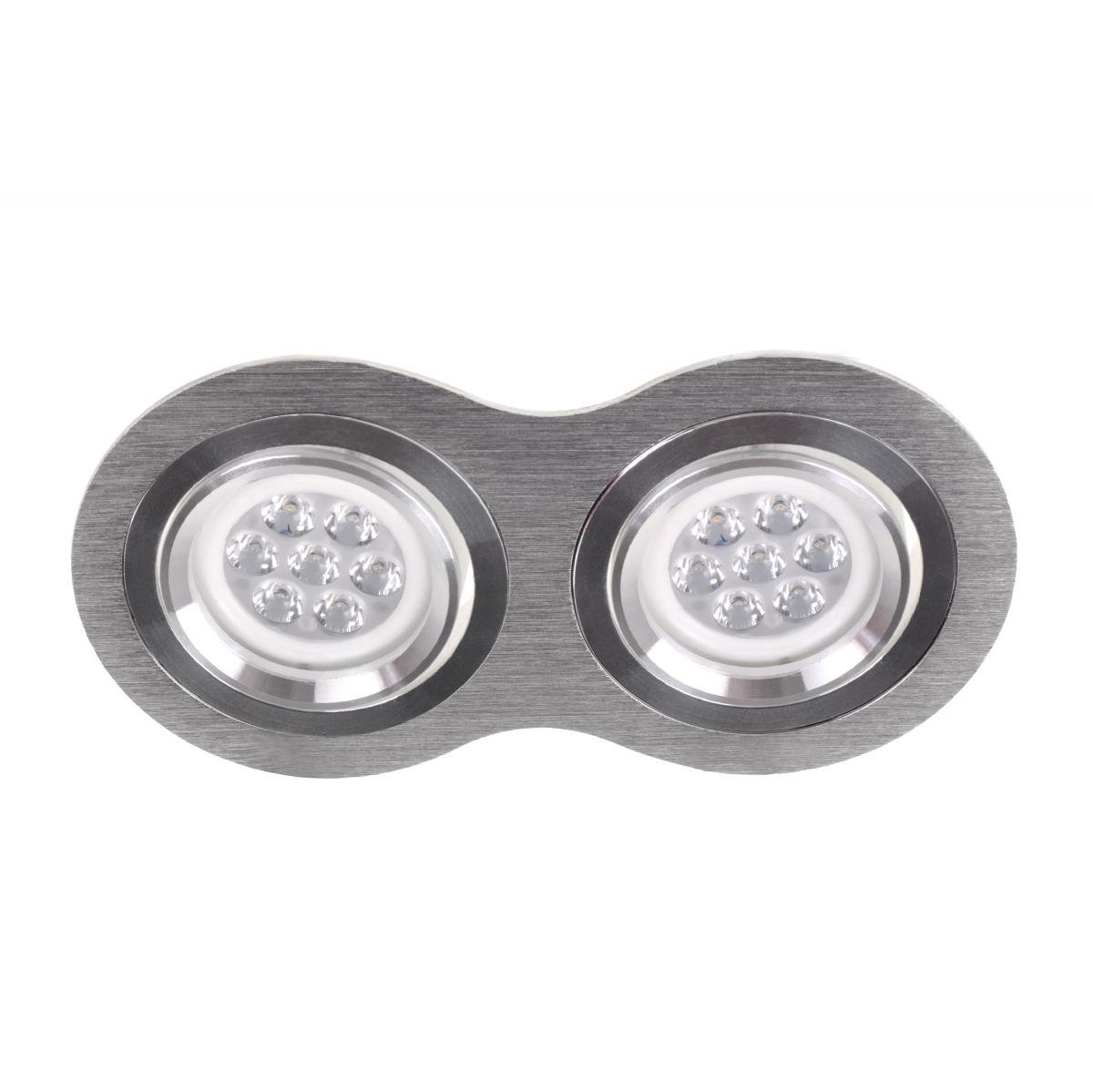 Светильник точечный HDL-DT 112/2 MR16 SL (36-447)