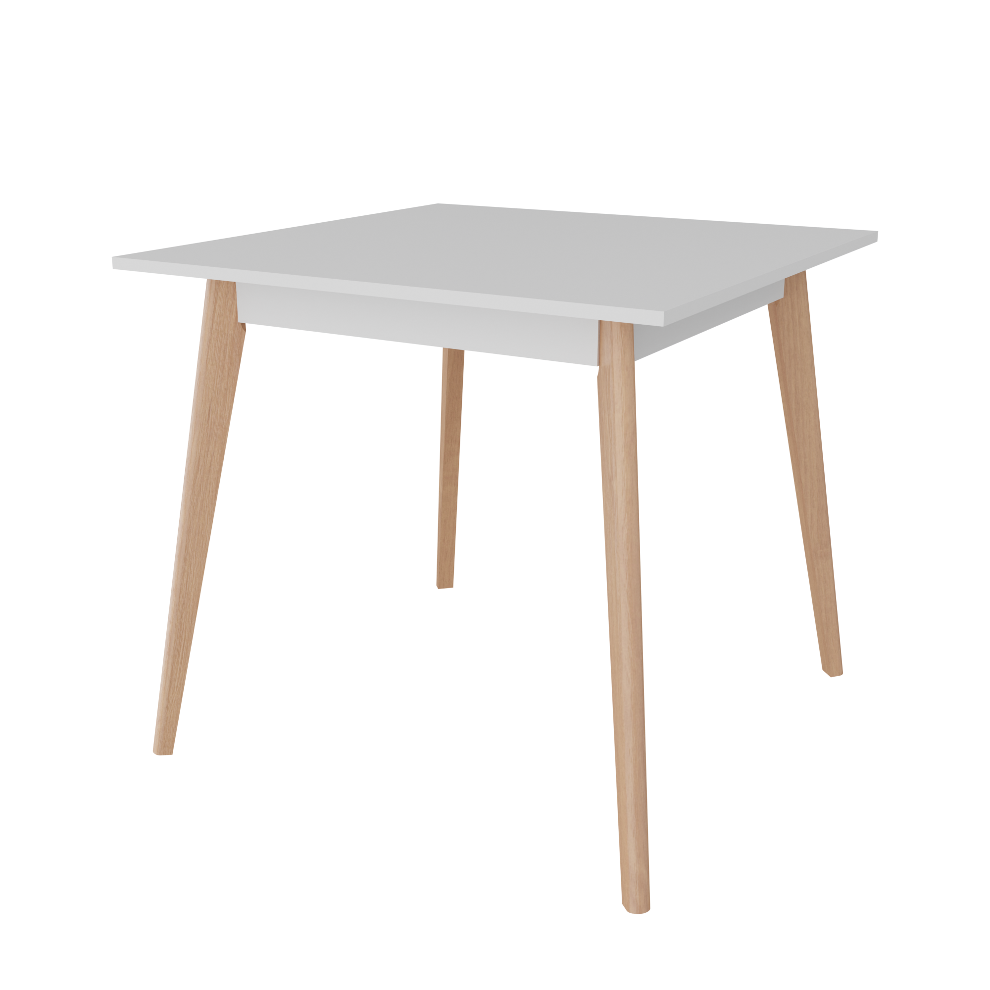 Стол Неман БОН 780х780 мм Белый/Ольха (11414908)