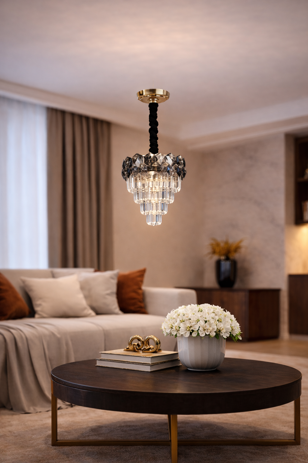 Люстра Crystal Noir на 12 ламп E14 220V без ламп в комплекте (20144/600) Люстра Crystal Noir на 12 ламп E14 220V без ламп в комплекте (20144/600)