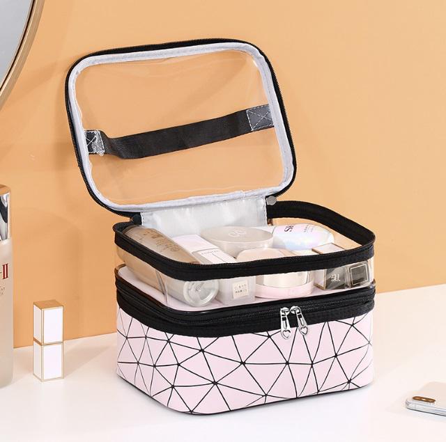 Косметичка жіноча 14448 23х16х17 см Рожевий (4817946) - фото 3 Косметичка жіноча 14448 23х16х17 см Рожевий (4817946) - фото 3