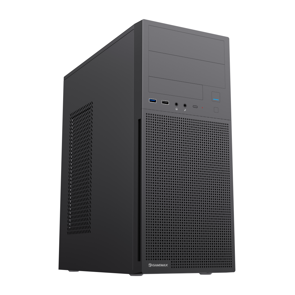 Корпус ПК GAMEMAX ET-216-NP-U3 Midi Tower без БП Black