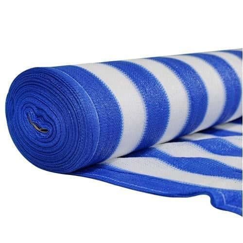 Сітка затінююча посилена декоративна Agreen 95% 3х50 м Біло-синій (27975425)