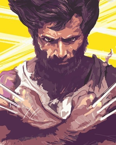 Картина по номерам Brushme Росомаха (GX8740) Картина по номерам Brushme Росомаха (GX8740)