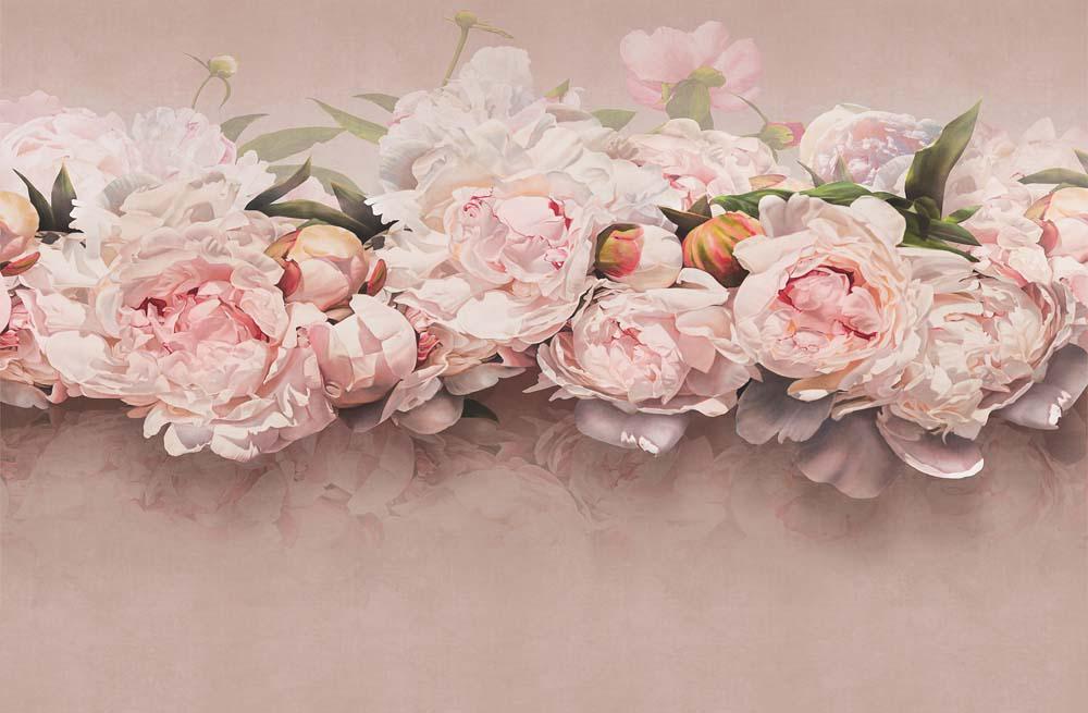 Фотообои WS Wallpaper Объемные розы 400x262 см Sand (9100620201)