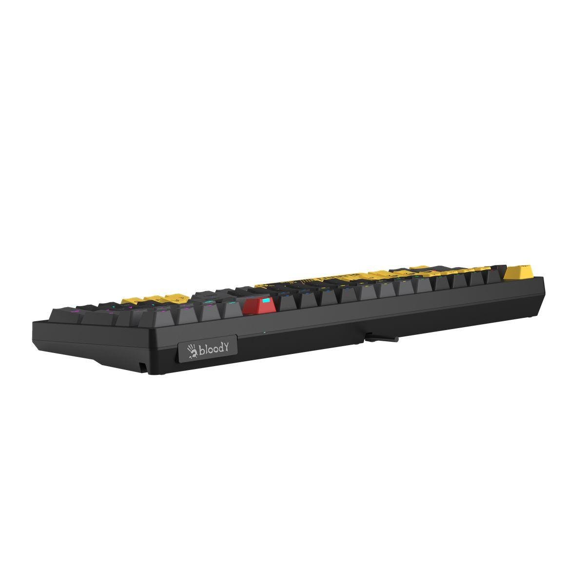 Клавиатура A4Tech S98 Bloody Sports Lime BLMS RGB USB-A Black/Yellow (26449664) - фото 7