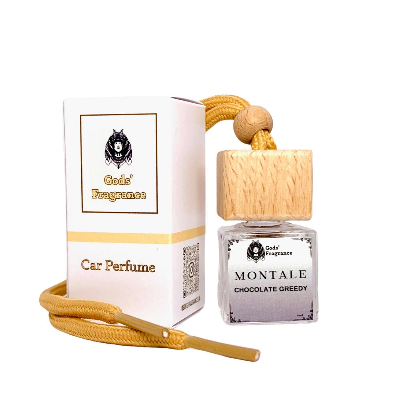 Автопарфюм с ароматом Montale Chocolate Greedy Gods Fragrance на зеркало заднего вида (N-005U)