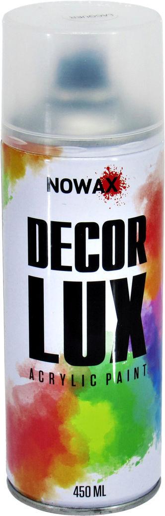 Лак-спрей Nowax Decor Lux 450 мл Прозрачный глянцевый (NX48015)