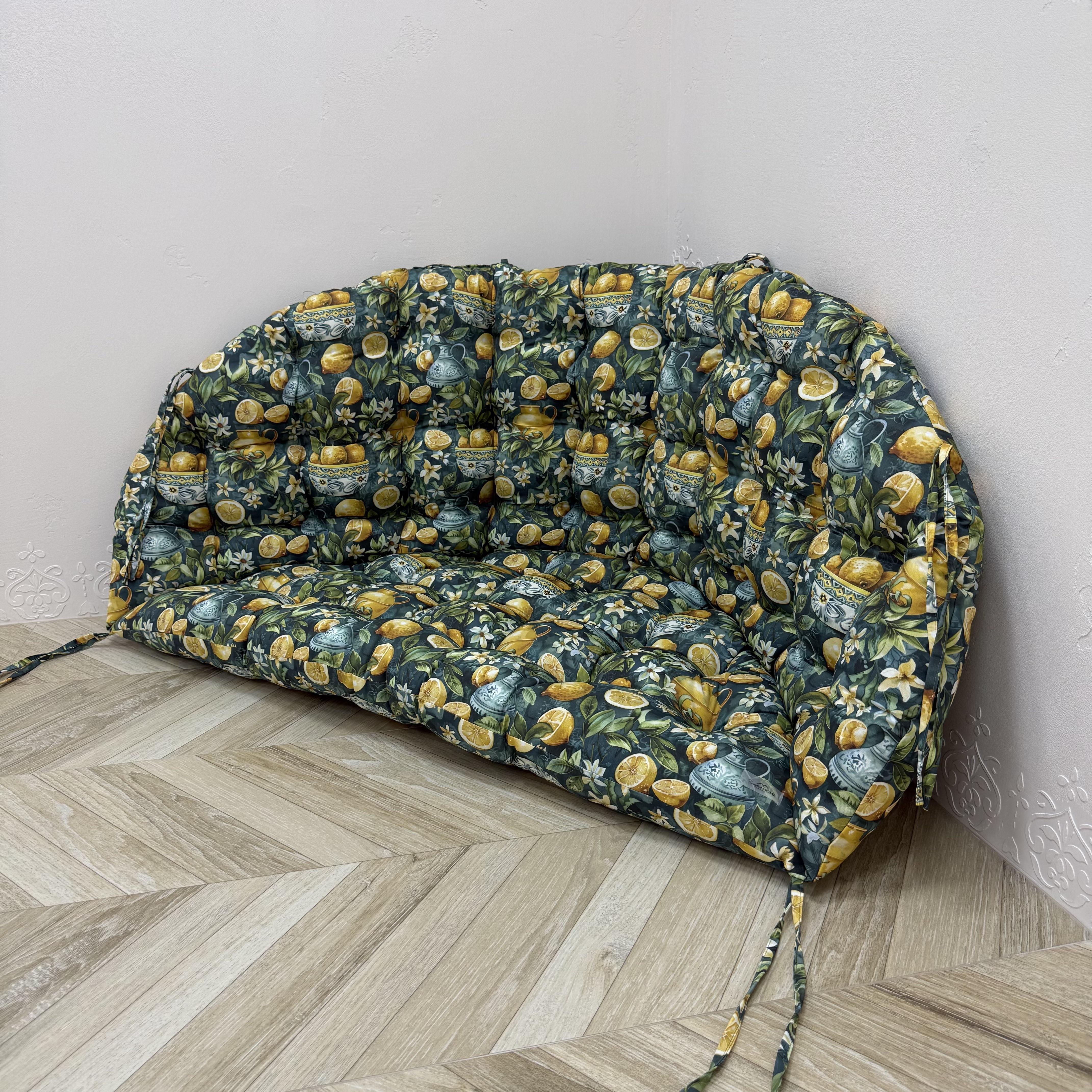 Подушка в кокон двухместный Comfort Home Still life панама 115х70х60 см