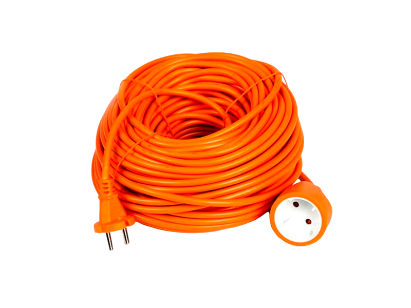 Удлинитель Lemanso LMK070 1 розетка 16A 30 м без заземления Оранжевый (5779)