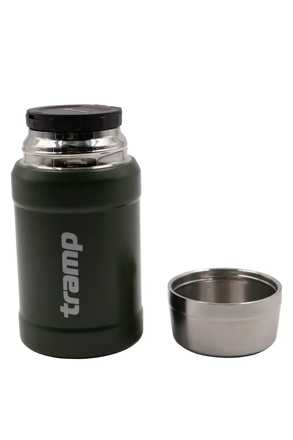Термос харчовий Tramp з широким горлом у чохлі 0,8 л (UTRC-132-olive) - фото 2 Термос харчовий Tramp з широким горлом у чохлі 0,8 л (UTRC-132-olive) - фото 2