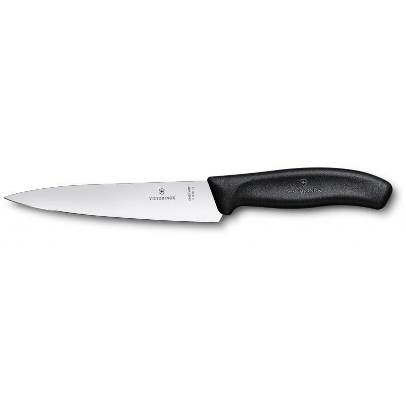 Кухонный нож универсальный Victorinox SWISS CLASSIC 15 см Черный (6.8003.15B)
