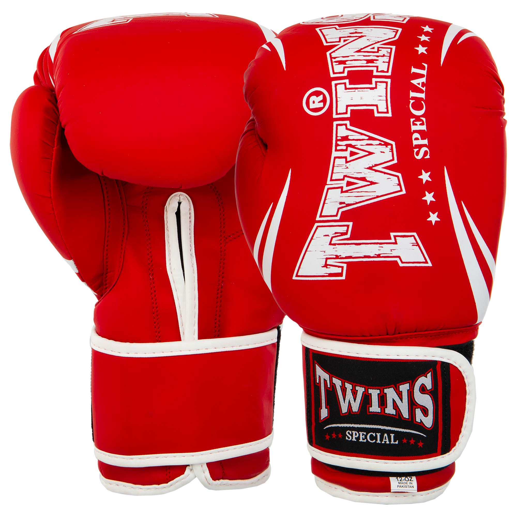Перчатки боксерские TWN MATT CLASSIC BGVL-10 на липучке 14oz Красный (BGVL-10_Красный_14_унции)