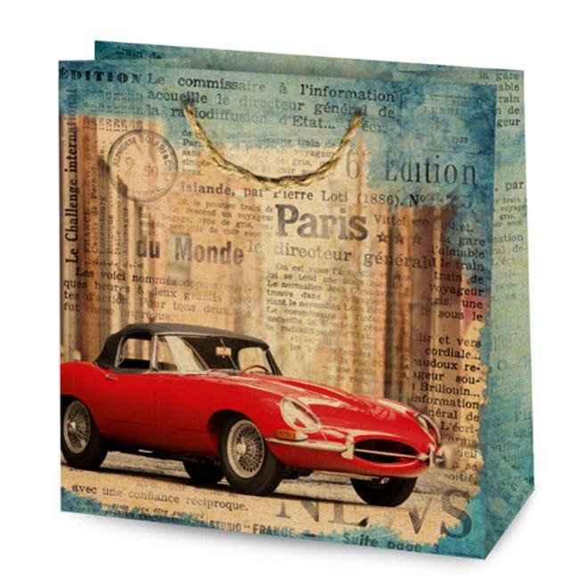 Пакет подарочный крафт Flora микс 16х7,5х16 см 10 шт. (8458) - фото 2