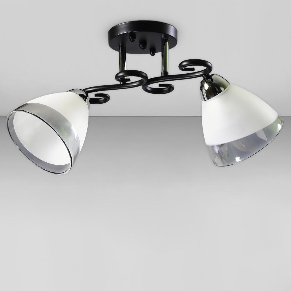 Люстра потолочная Light House SC-18731/2 CR+BK 450х180х240 мм Хром/Черный/Белый/Серый