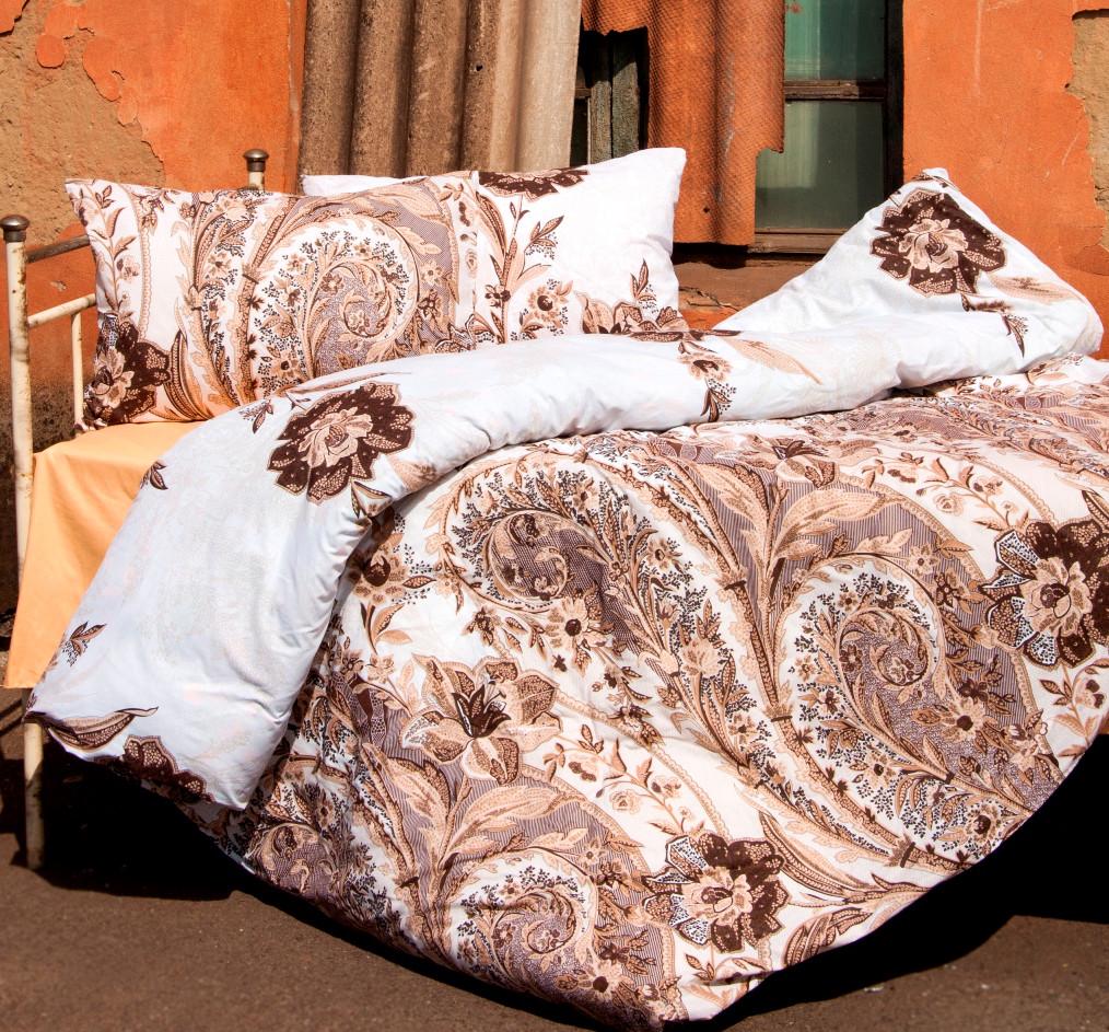 Комплект постельного белья Lotus Premium Madeleine семейный Коричневый (2000022073998)