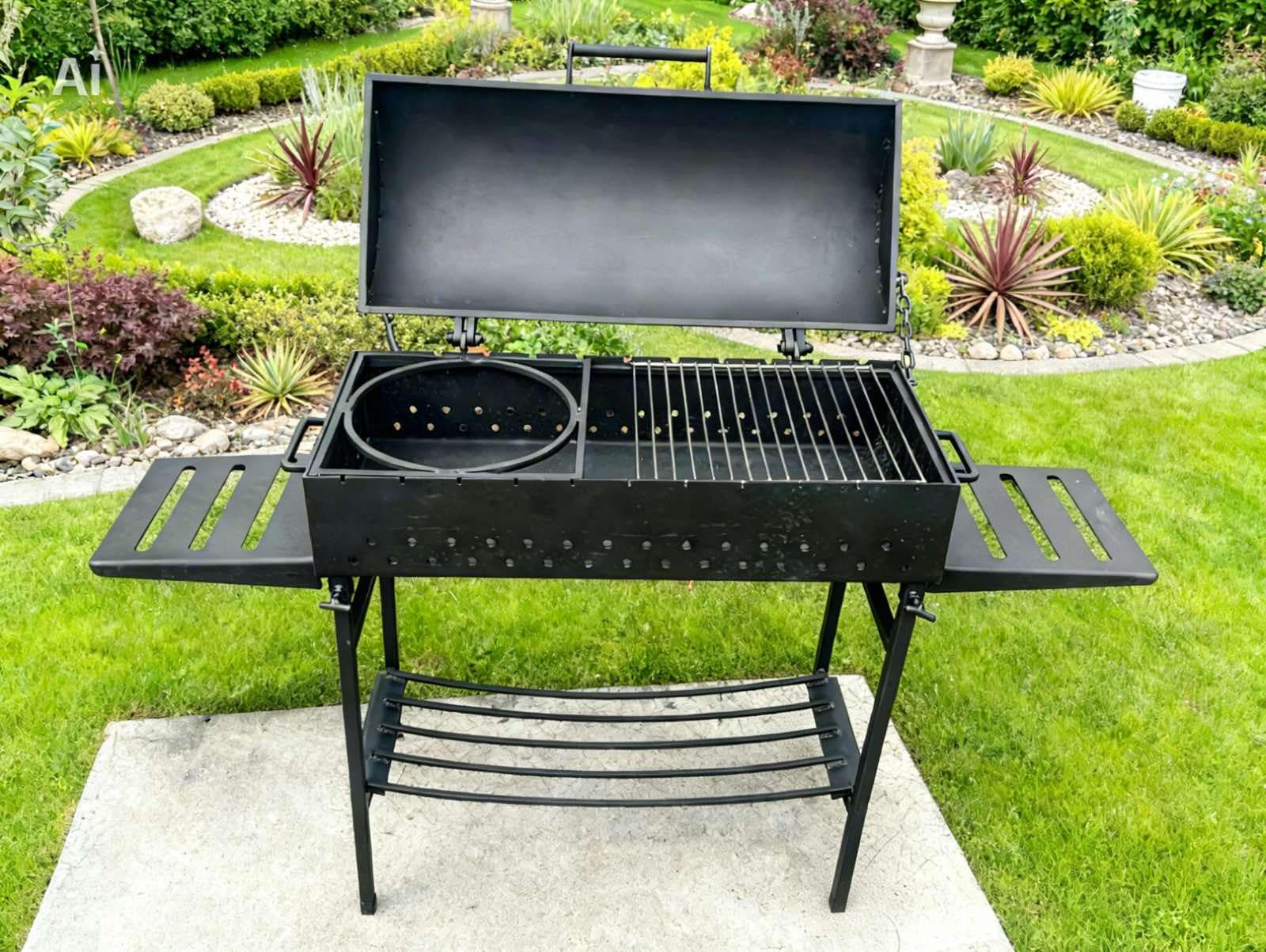 Мангал Аll inclusive 80 cм 4 мм с крышкой барбекю Мангал Аll inclusive 80 cм 4 мм с крышкой барбекю