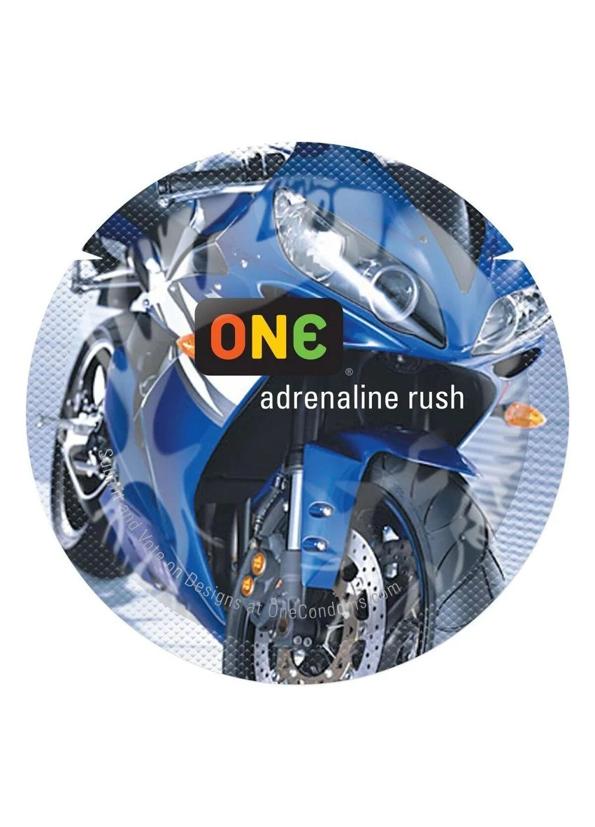Презервативы One Color Sensation 3 шт. Бирюзовый