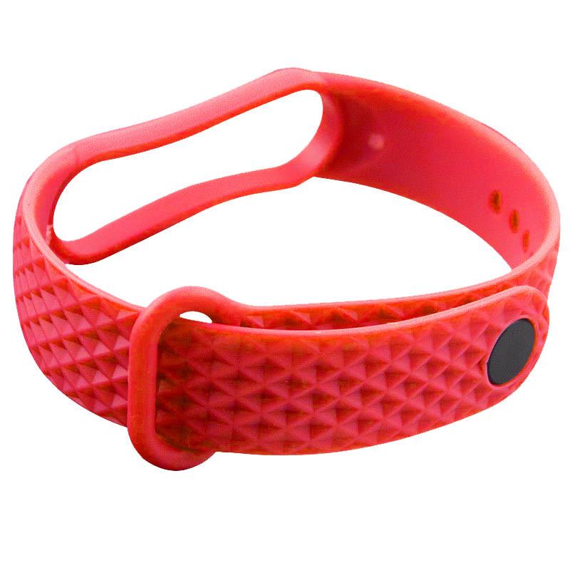 Ремінець Rhomb для Xiaomi Mi Band 5/6 Червоний (00000039435_4)