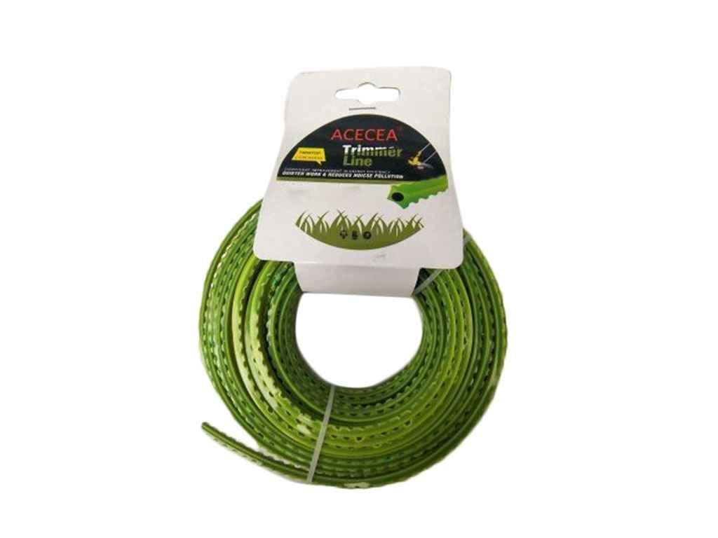 Леска для подстригания травы Trimmer Line Аллигатор армированный L 15 м d 3 мм (922228)