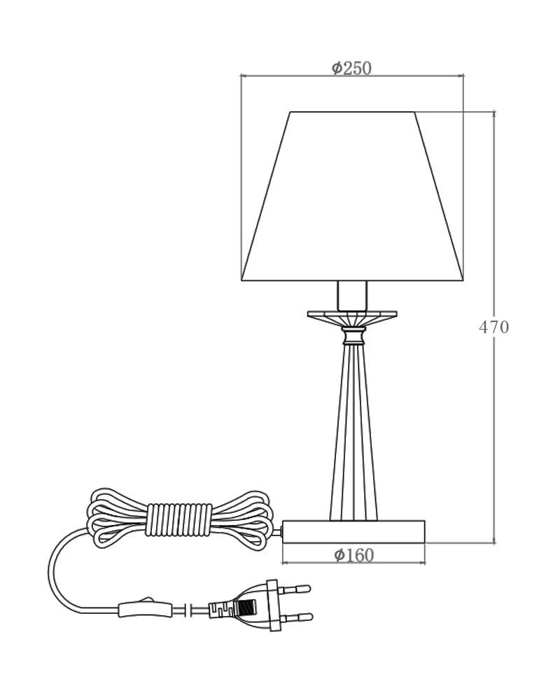Настільна лампа Edlin PL321167T-1 Moren E14 1x12W IP20 латунна (28118071) - фото 2 Настільна лампа Edlin PL321167T-1 Moren E14 1x12W IP20 латунна (28118071) - фото 2