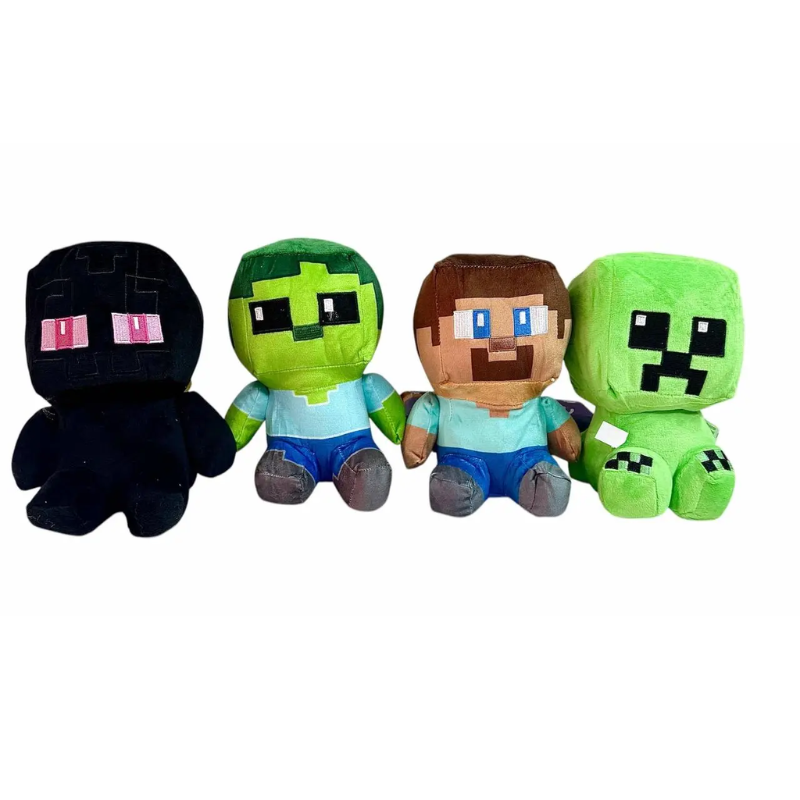 Мягкая игрушка из игры Minecraft Зомби 21 см Зеленый (2579202629) - фото 6