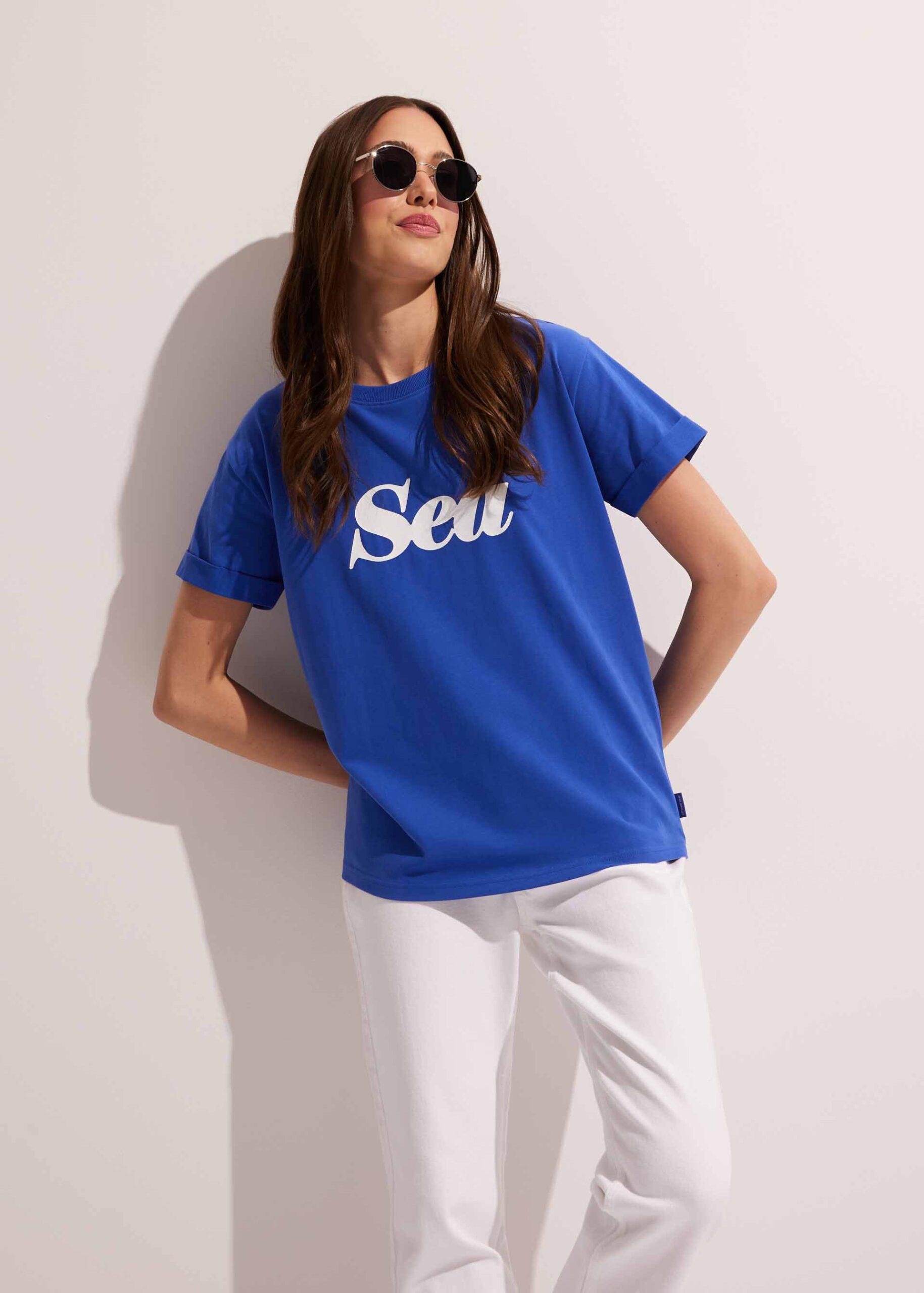 Футболка женская Diverse MYREN S Сине-фиолетовый (5905384131386)