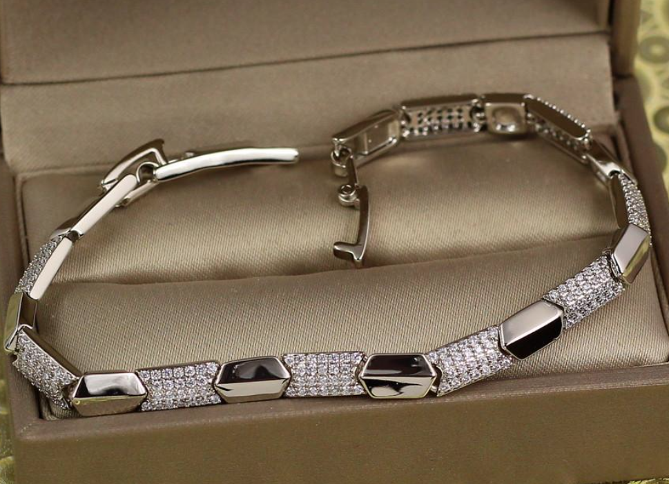 Браслет Xuping Jewelry Амазонка 16 см 5 мм Серебристый