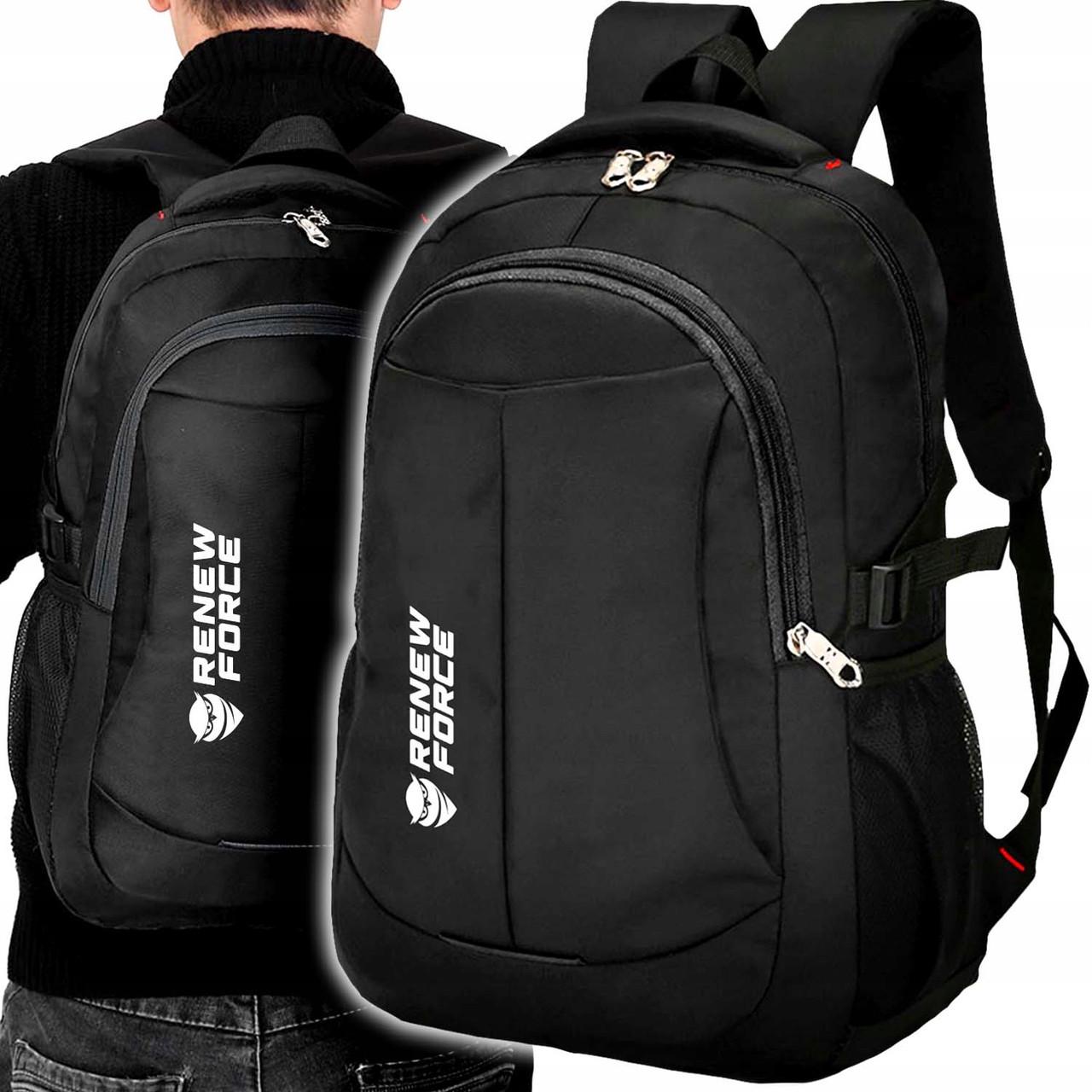 Городской рюкзак Renew Force 22 л 48х31х15 см Черный (2124746844) - фото 5