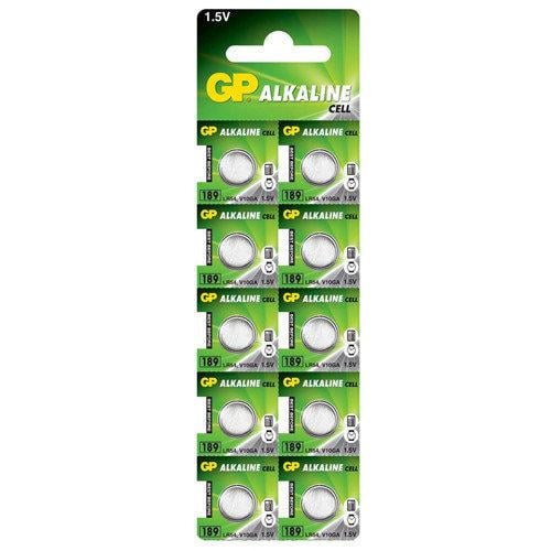 Батарейка алкалінова GP AG13/LR44 на блістері 10 шт. (3110594006)