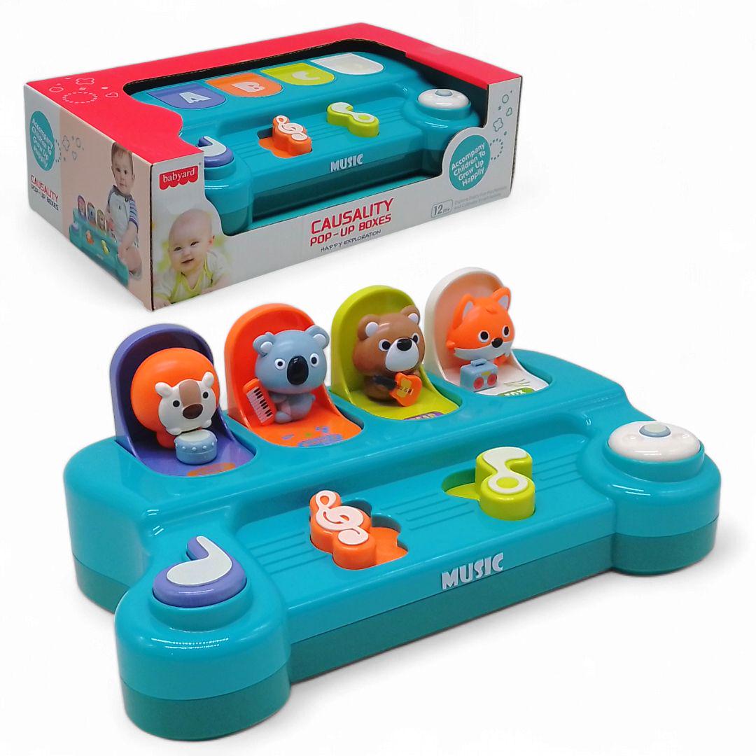 Игрушки для малышей внтерактивная музыкальная Животные (250953)