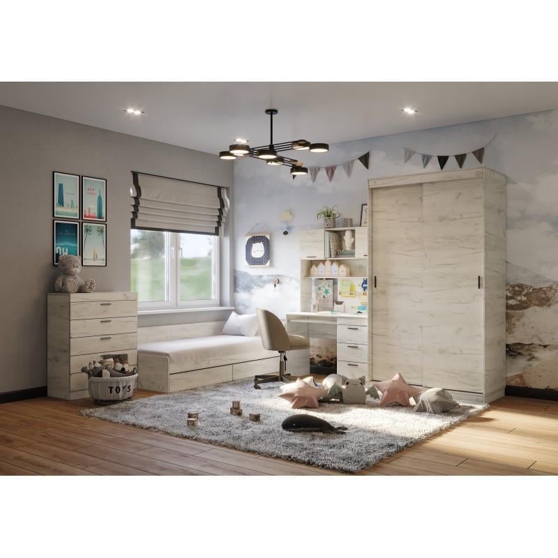 Спальная детская Эверест Соната-10 комплект Крафт белый (EVR-20576)