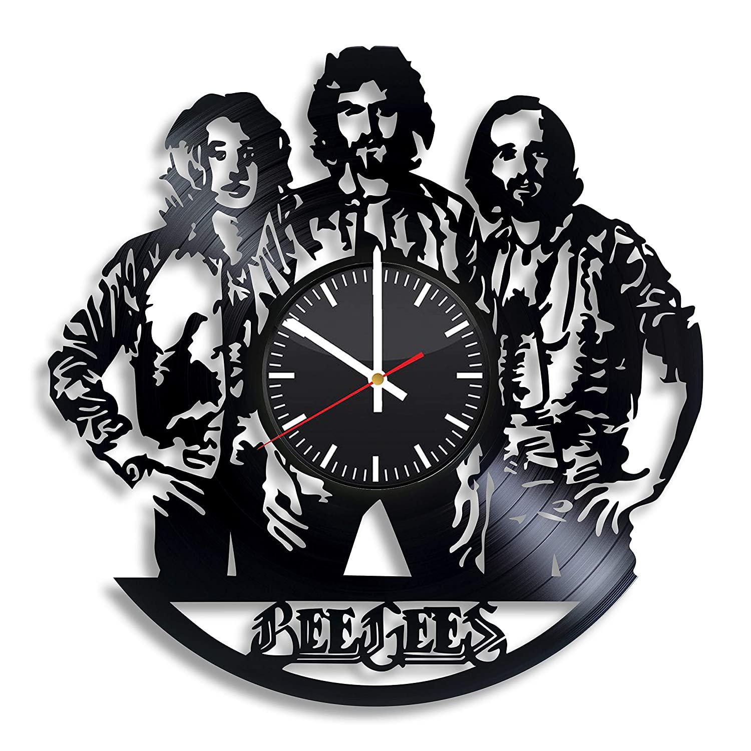 Часы настенные Bee Gees 2432 из виниловой пластинки