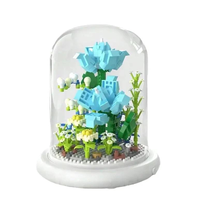 Конструктор-ночник Цветок в горшке 570 деталей (234575963_498)