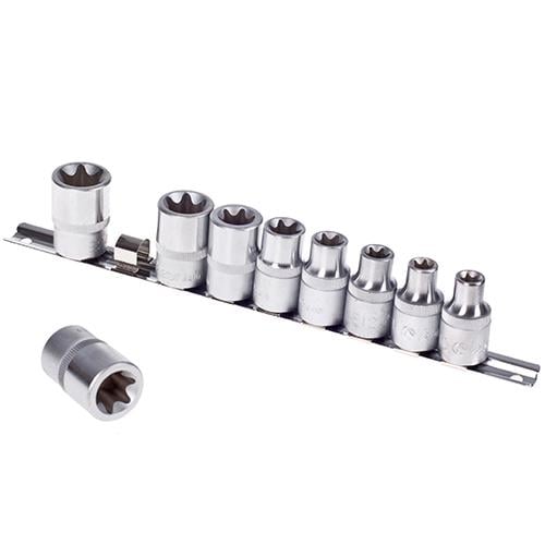 Набор головок торцевых Hans внешний торкс 1/2" DR Е10-Е24 9 пр. (31967)