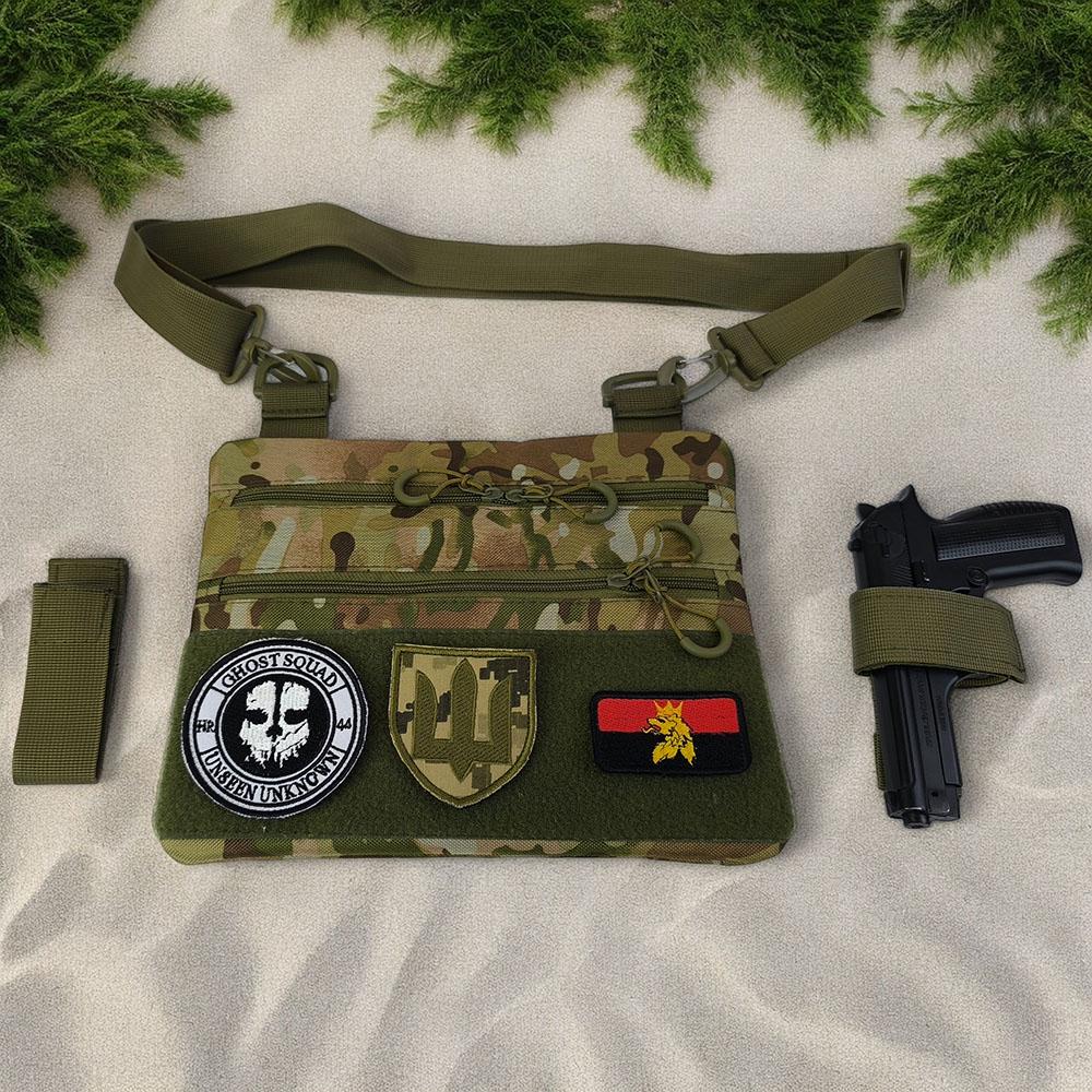 Сумка мужская нагрудная военная (521254) - фото 23 Сумка мужская нагрудная военная (521254) - фото 23