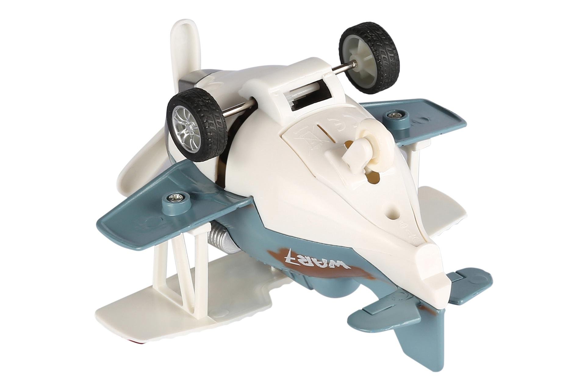 Игрушечный самолетик Same Toy Aircraft со светом и музыкой Синий (SY8015Ut-4) - фото 4